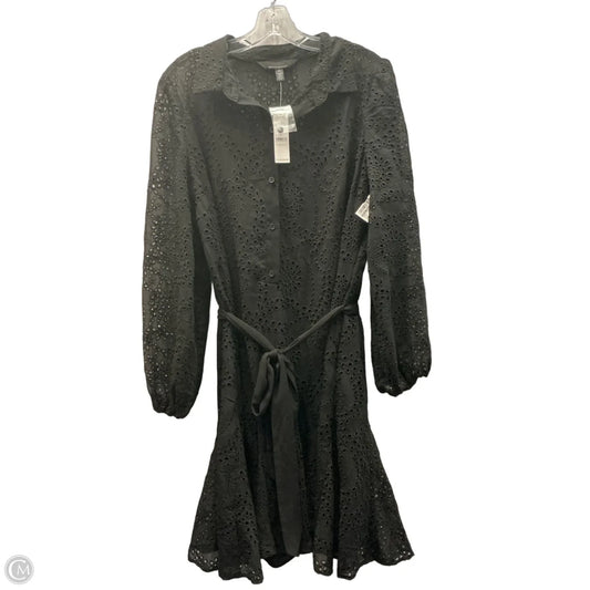 Dress Casual Short By White House Black Market In Black, Size: 16