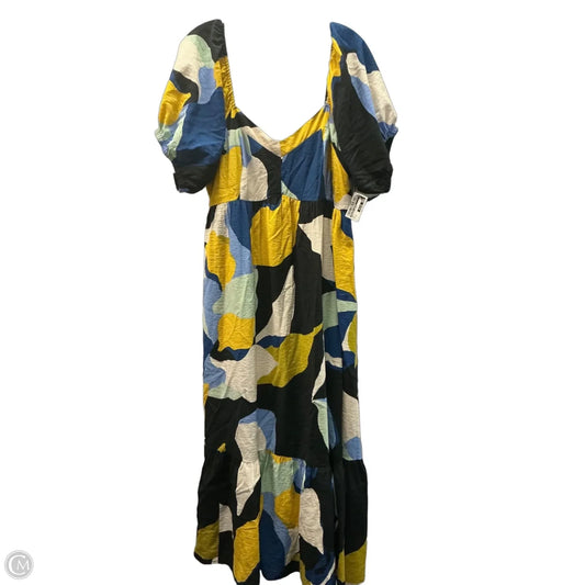 Dress Casual Maxi By Nine West Apparel In Multi-colored, Size: Xl