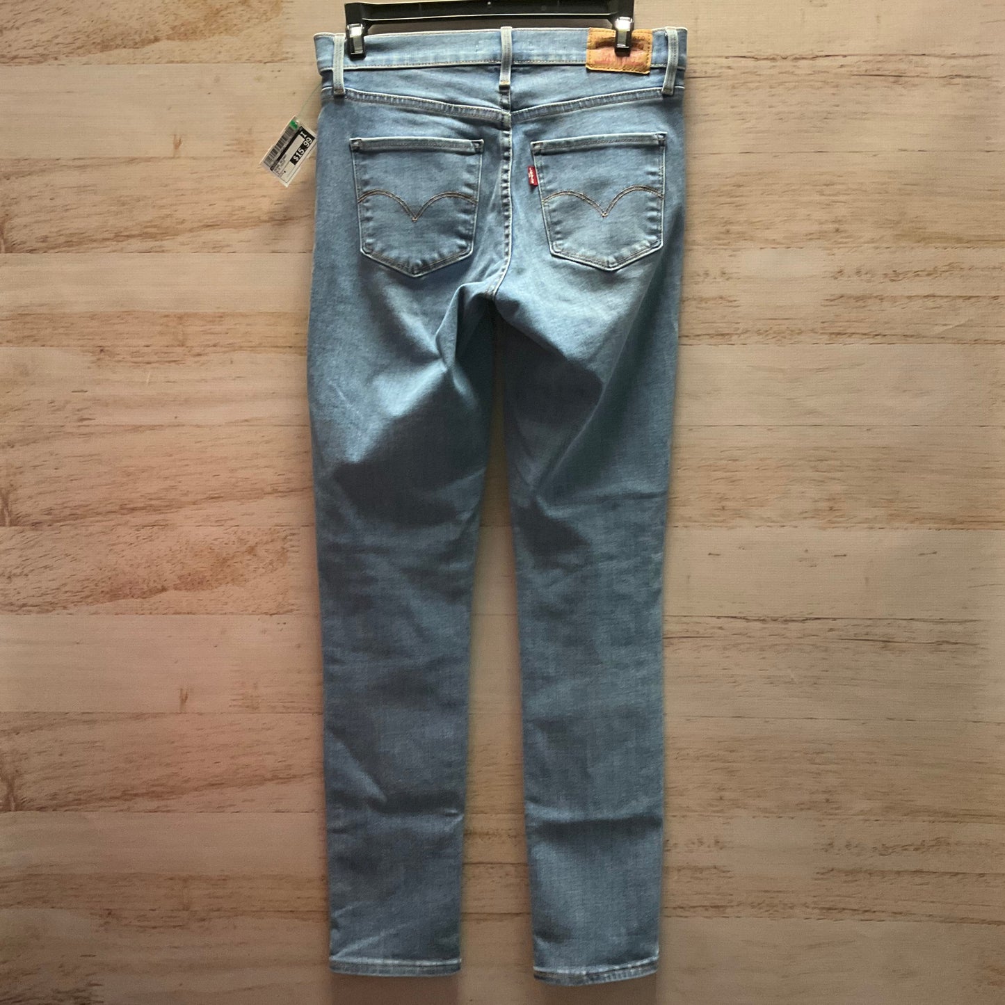 Jeans Skinny By Levis In Blue Denim, Size: 4