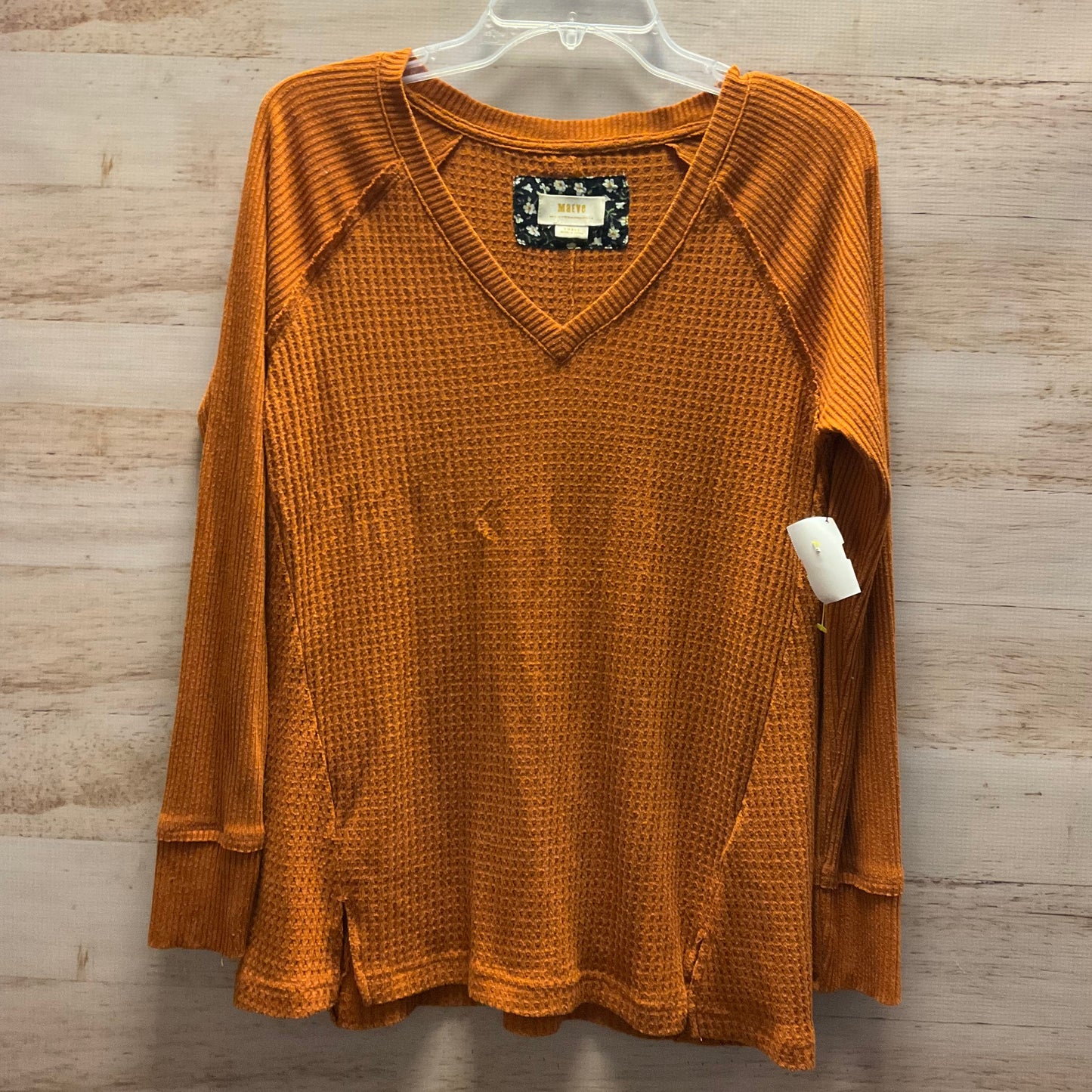 Top Long Sleeve By Maeve In Orange, Size: S