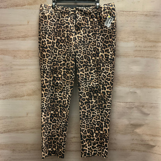 Pants Dress By Ana In Animal Print, Size: 12