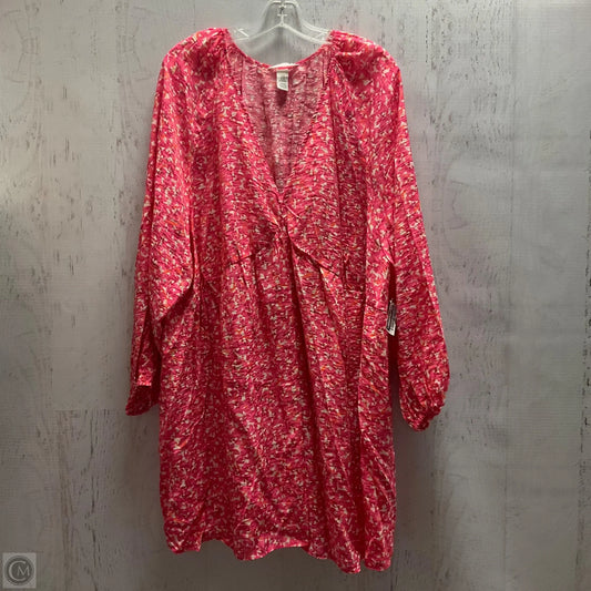 Dress Casual Short By H&m In Floral Print, Size: 3x