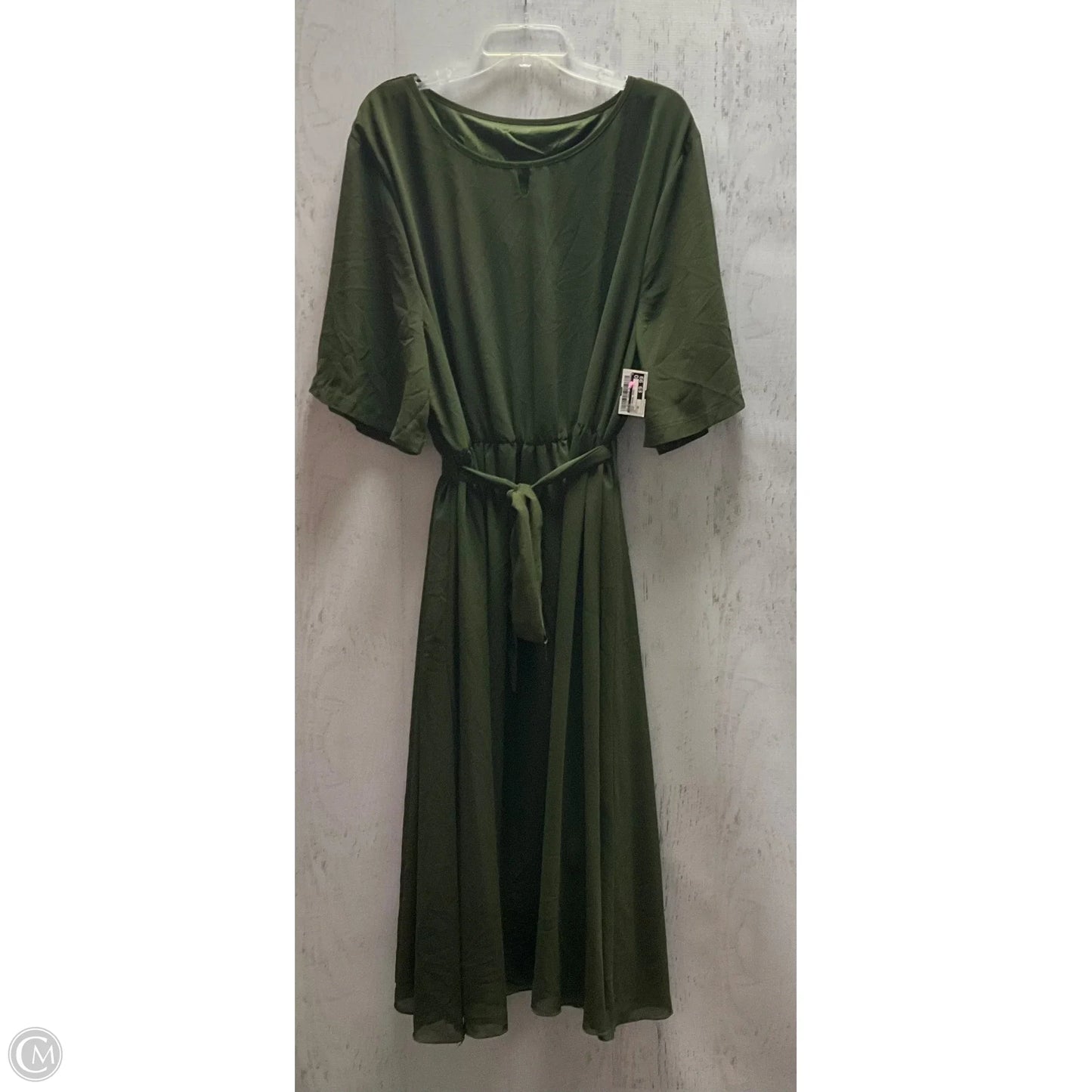 Dress Casual Midi By Shein In Green, Size: 5x