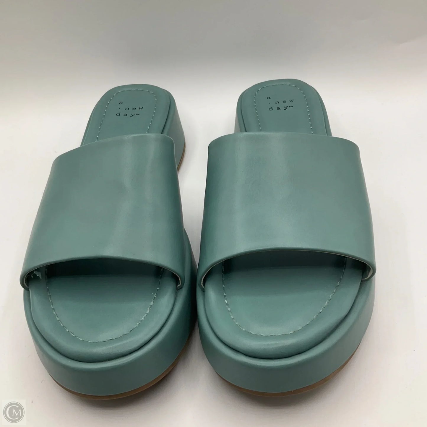 Sandals Flats By A New Day In Green, Size: 8.5