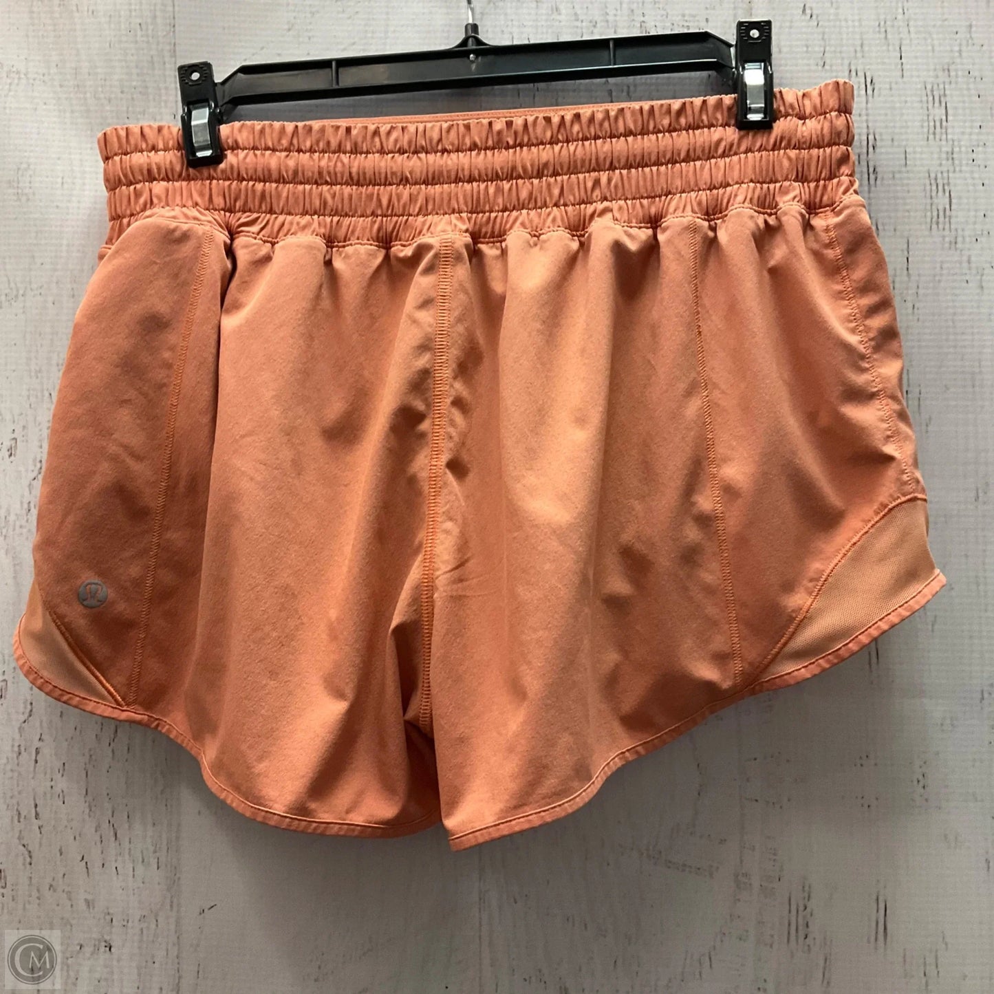 Athletic Shorts By Lululemon In Orange, Size: 8