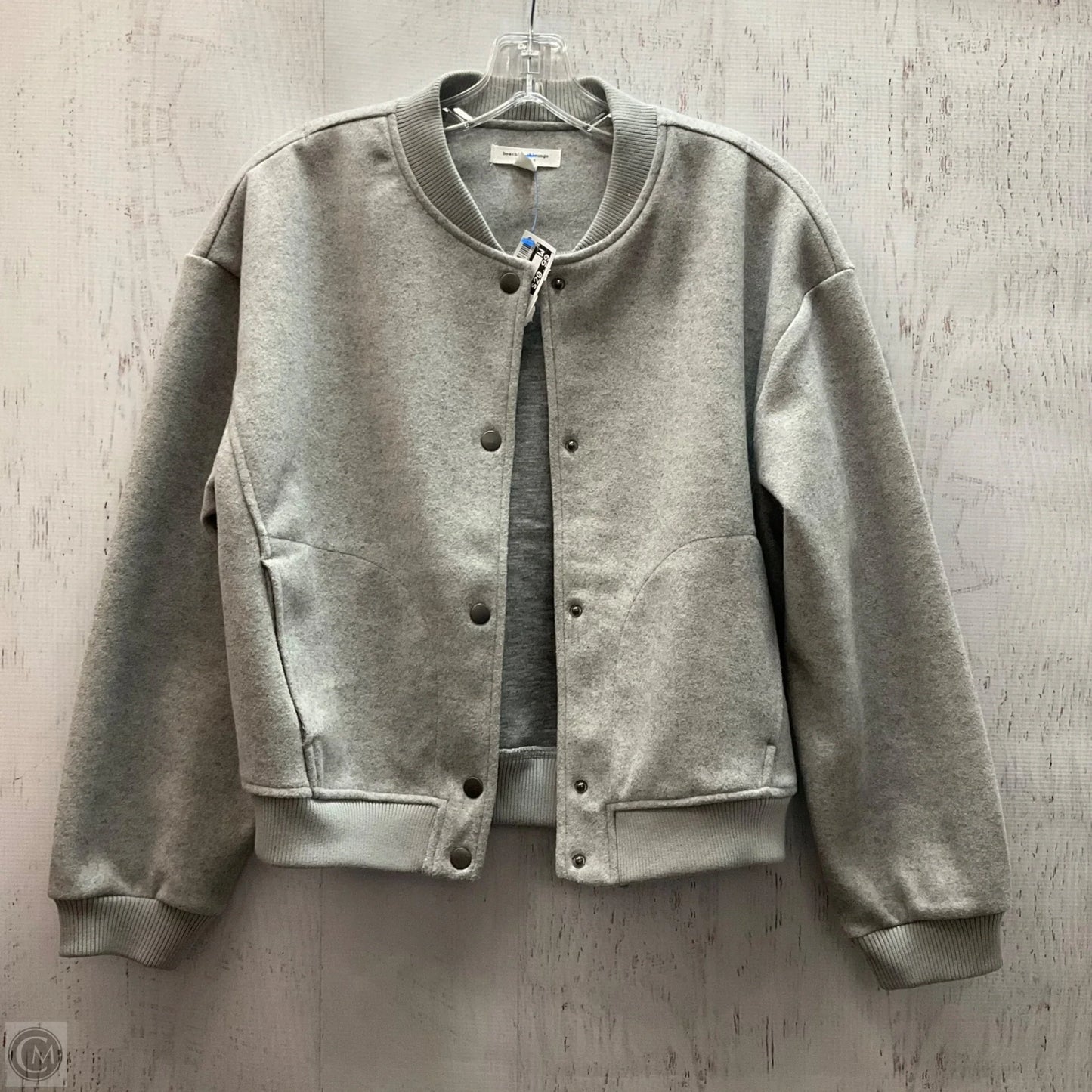 Jacket Moto By Beachlunchlounge In Grey, Size: Xs