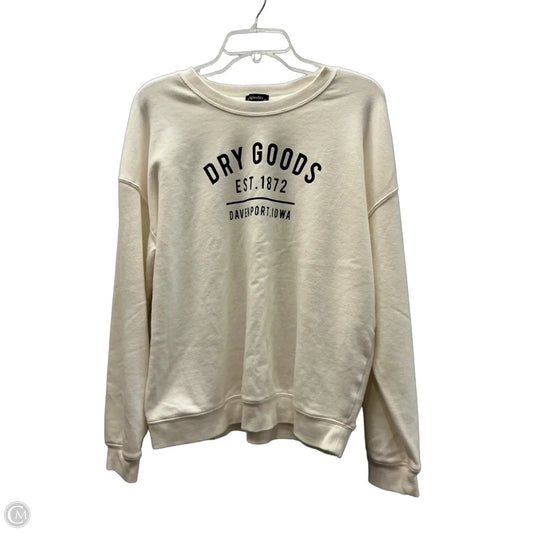 Sweatshirt Crewneck By Originality In White, Size: Xl