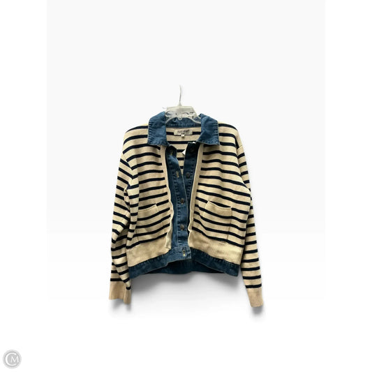 Jacket Denim By Velvet Heart In Blue, Size: Xl