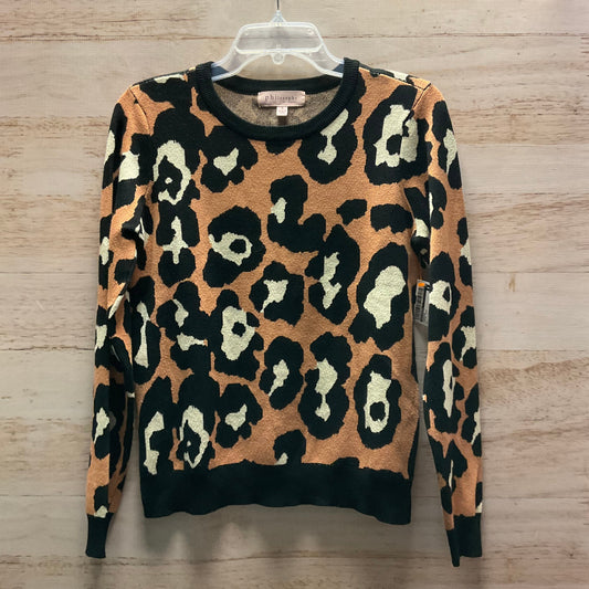 Sweater By Philosophy In Animal Print, Size: S