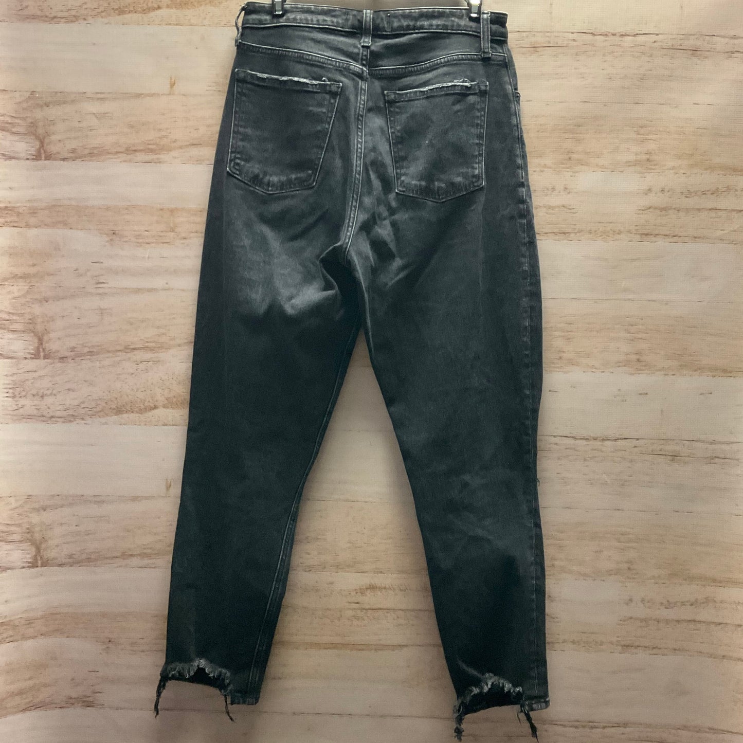 Jeans Straight By Abercrombie And Fitch In Black, Size: 6