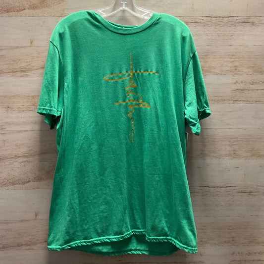 Top Short Sleeve Basic By Clothes Mentor In Green, Size: Xl