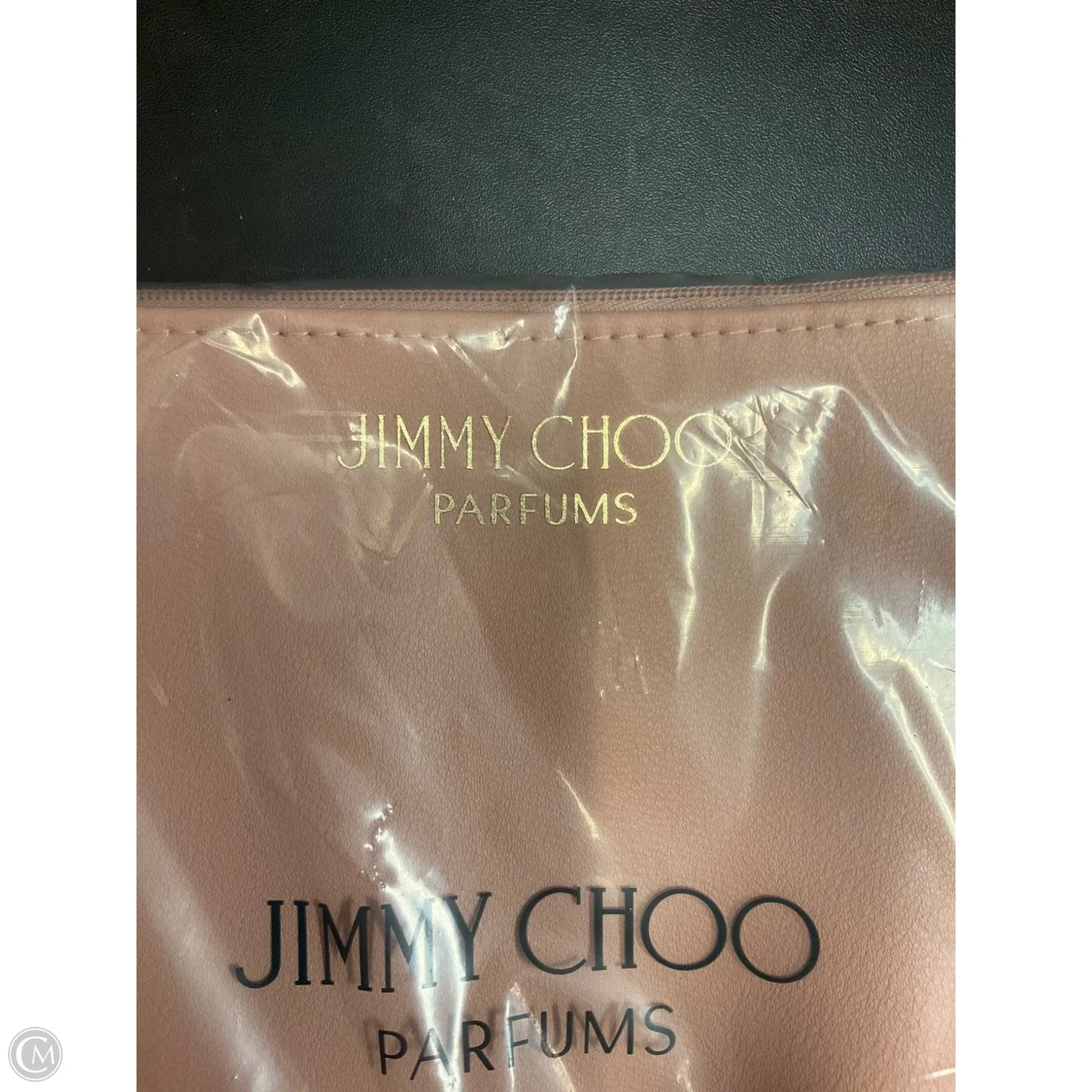 Makeup Bag Luxury Designer By Jimmy Choo, Size: Medium