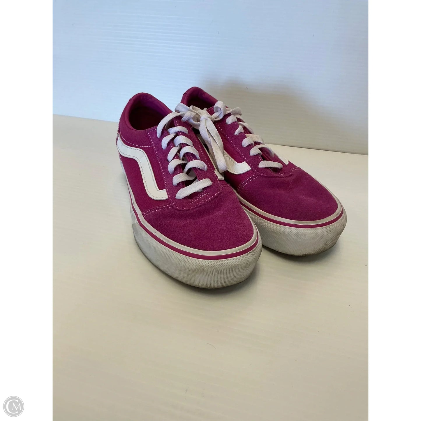 Shoes Flats By Vans In Pink, Size: 6.5