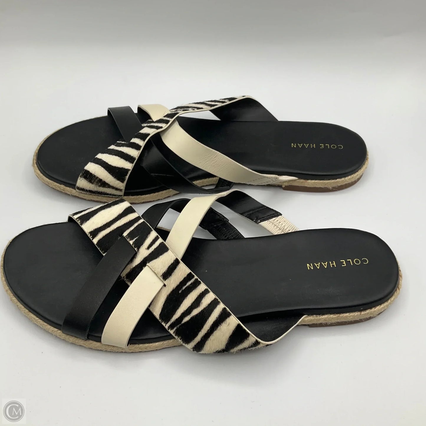 Sandals Flats By Cole-haan In Black, Size: 10