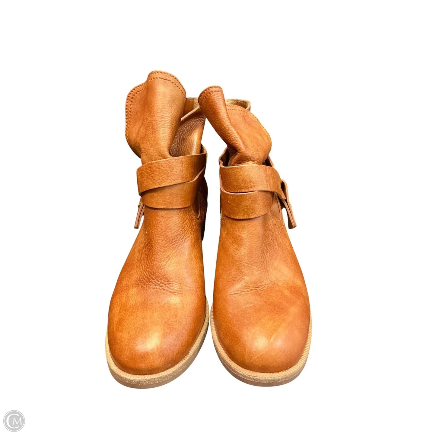 Boots Designer By Ugg In Brown, Size: 7