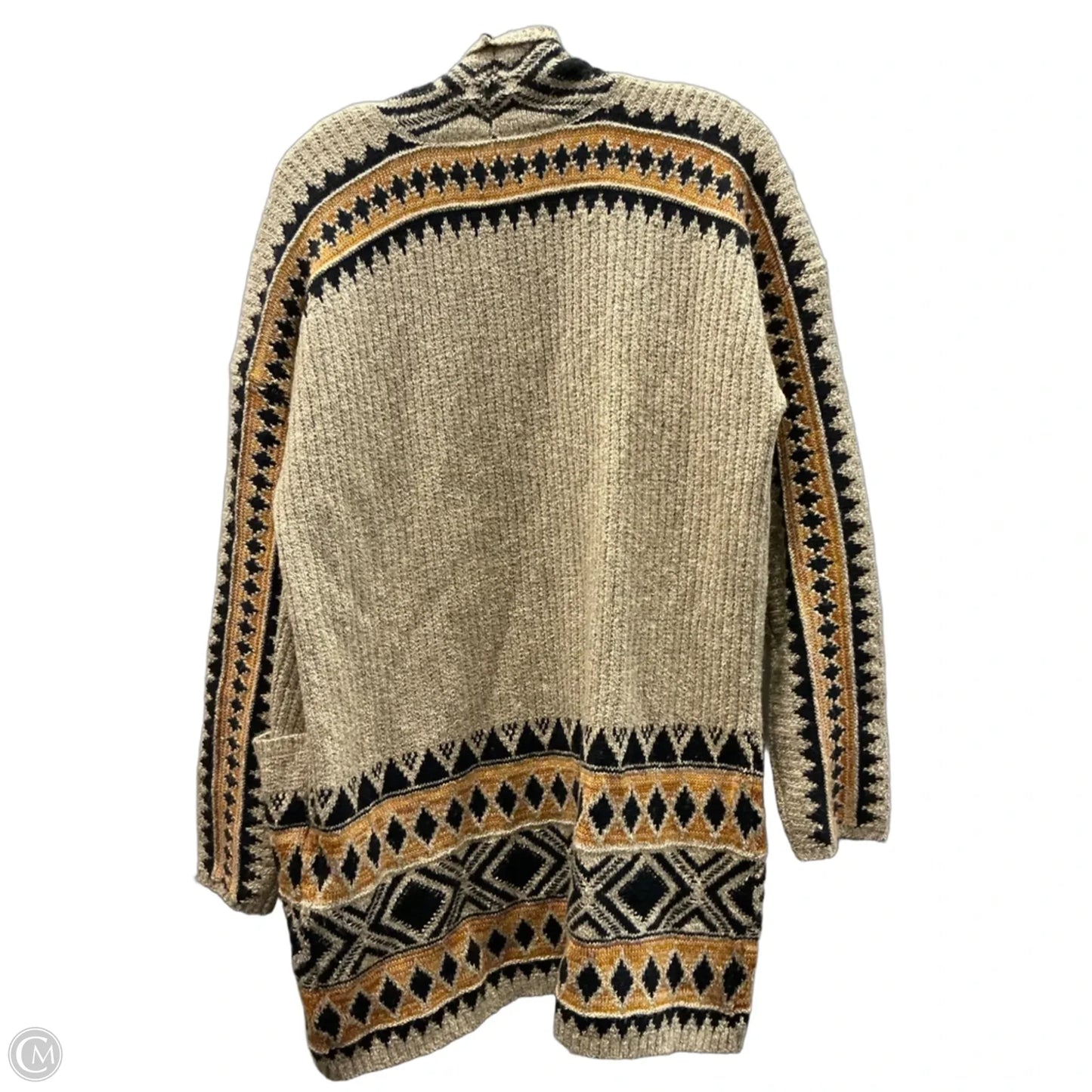 Cardigan By Lucky Brand In Brown, Size: M