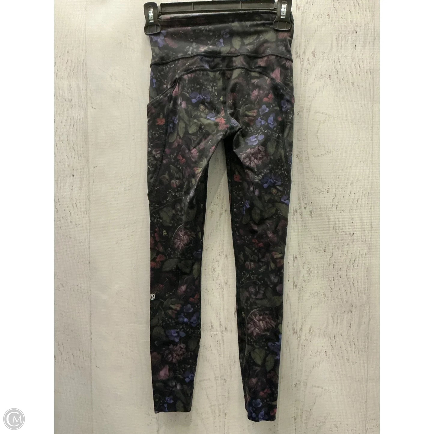 Athletic Leggings By Lululemon In Floral Print, Size: 2