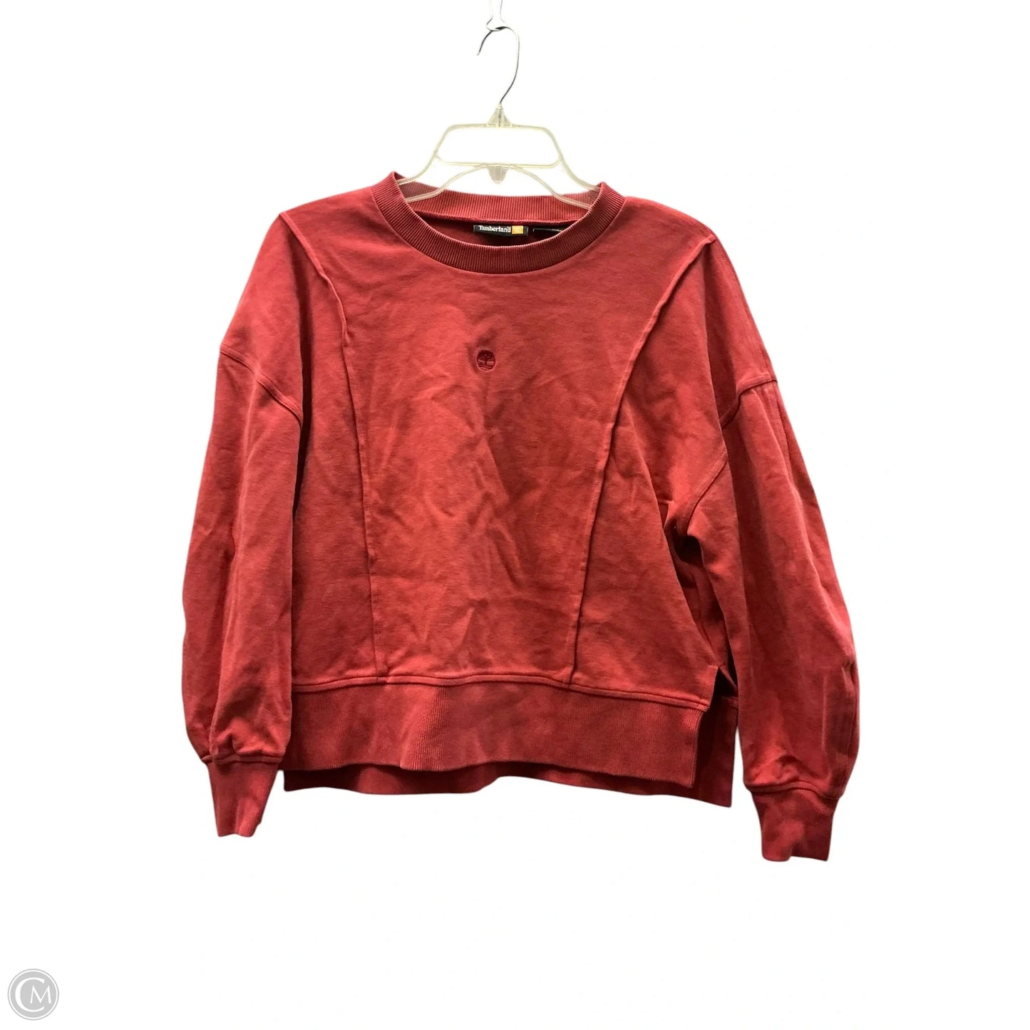 Sweatshirt Crewneck By Timberland In Red, Size: S