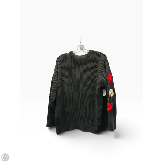 Sweater By Lucky Brand In Black, Size: L