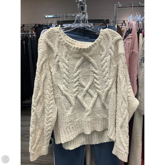 Sweater By Sleeping On Snow In Cream, Size: S