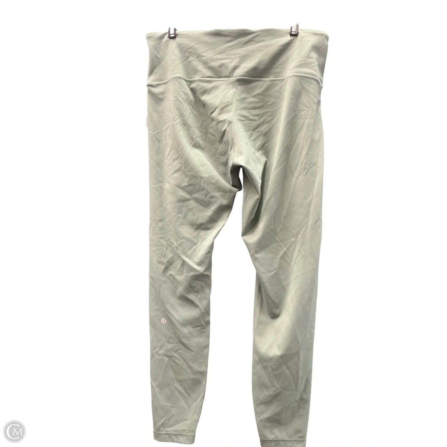 Athletic Leggings By Lululemon In Green, Size: 12