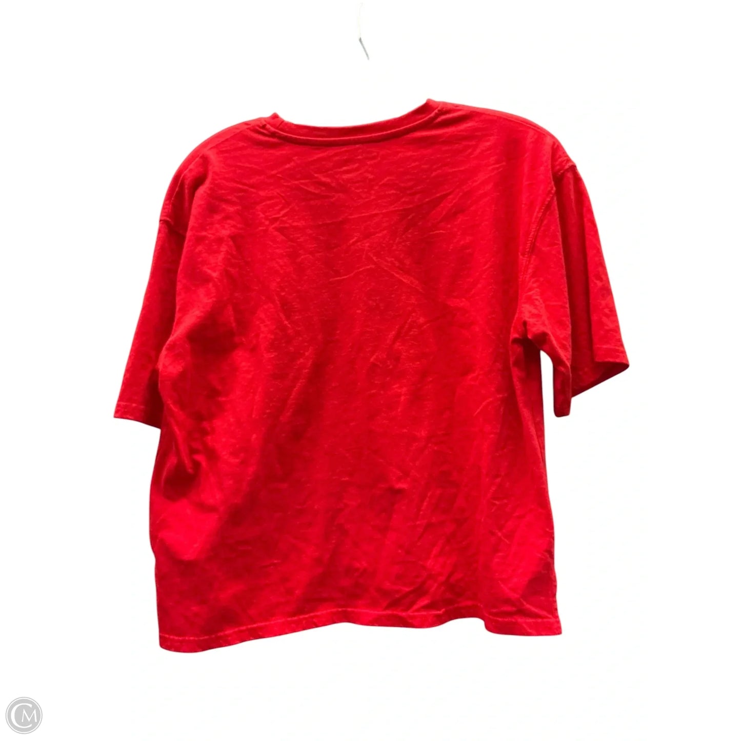 Top Short Sleeve By Champion In Red, Size: S