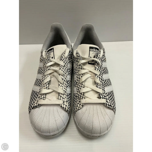 Shoes Sneakers By Adidas In Black & White, Size: 7