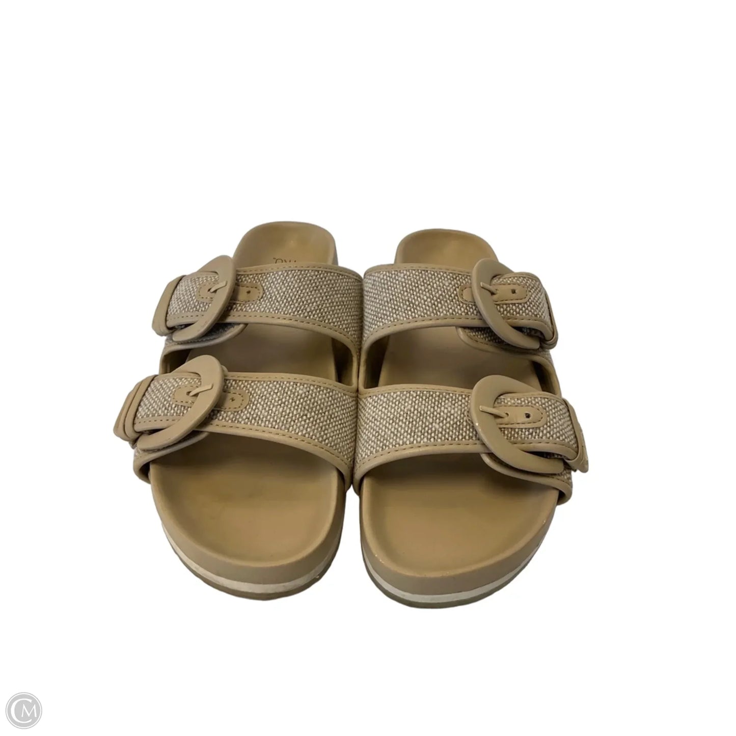 Sandals Flats By Time And Tru In Tan, Size: 8