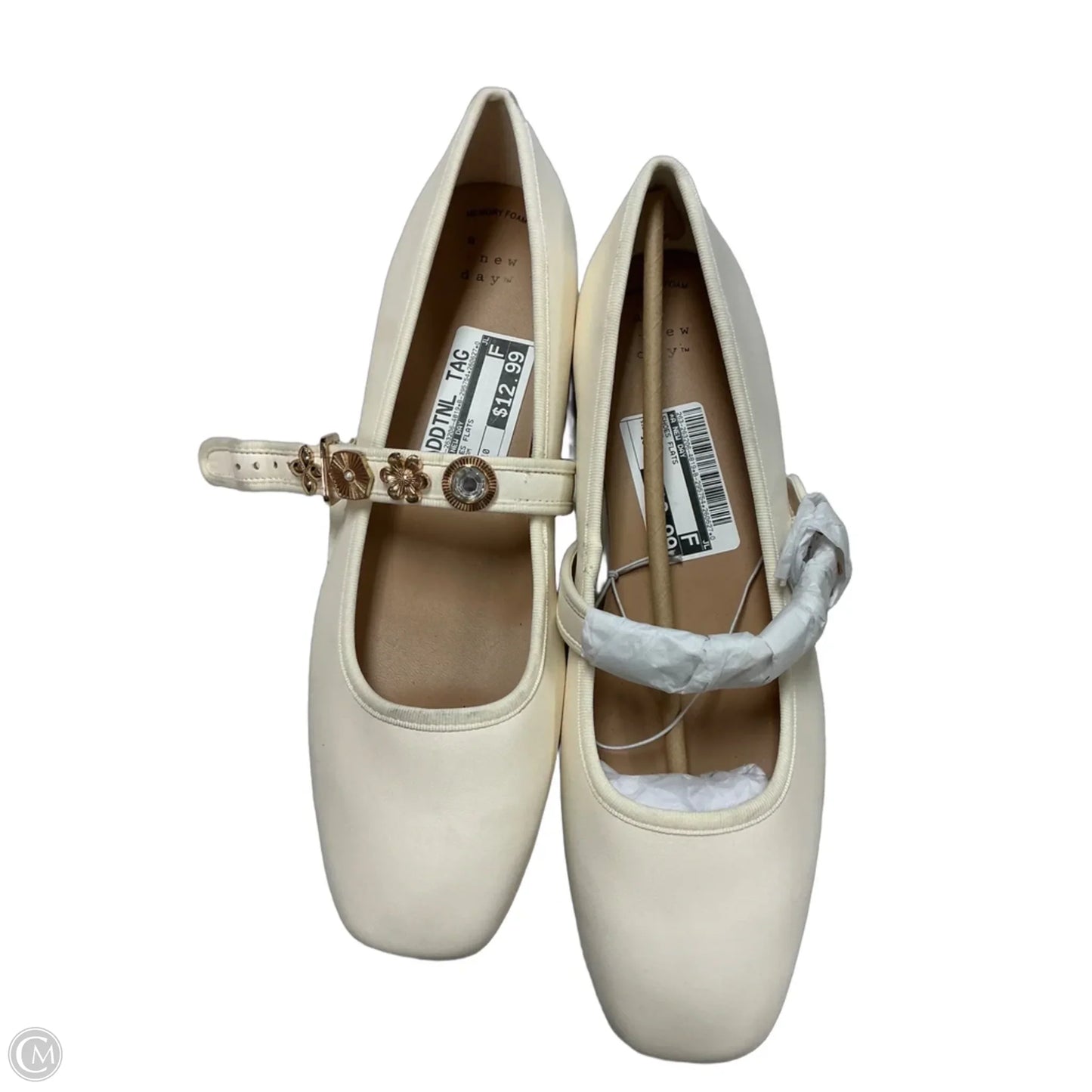 Shoes Flats By A New Day In Cream, Size: 10