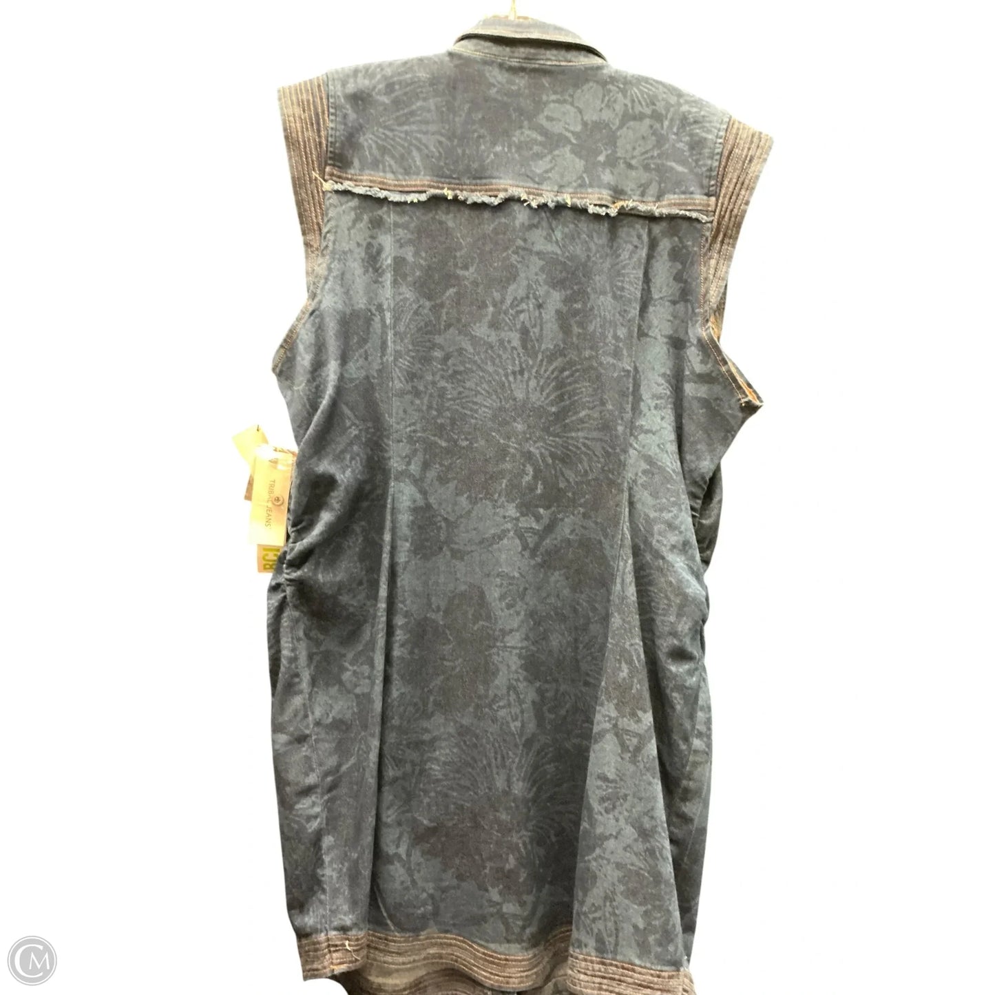 Dress Casual Midi By Tribal In Blue, Size: Xl