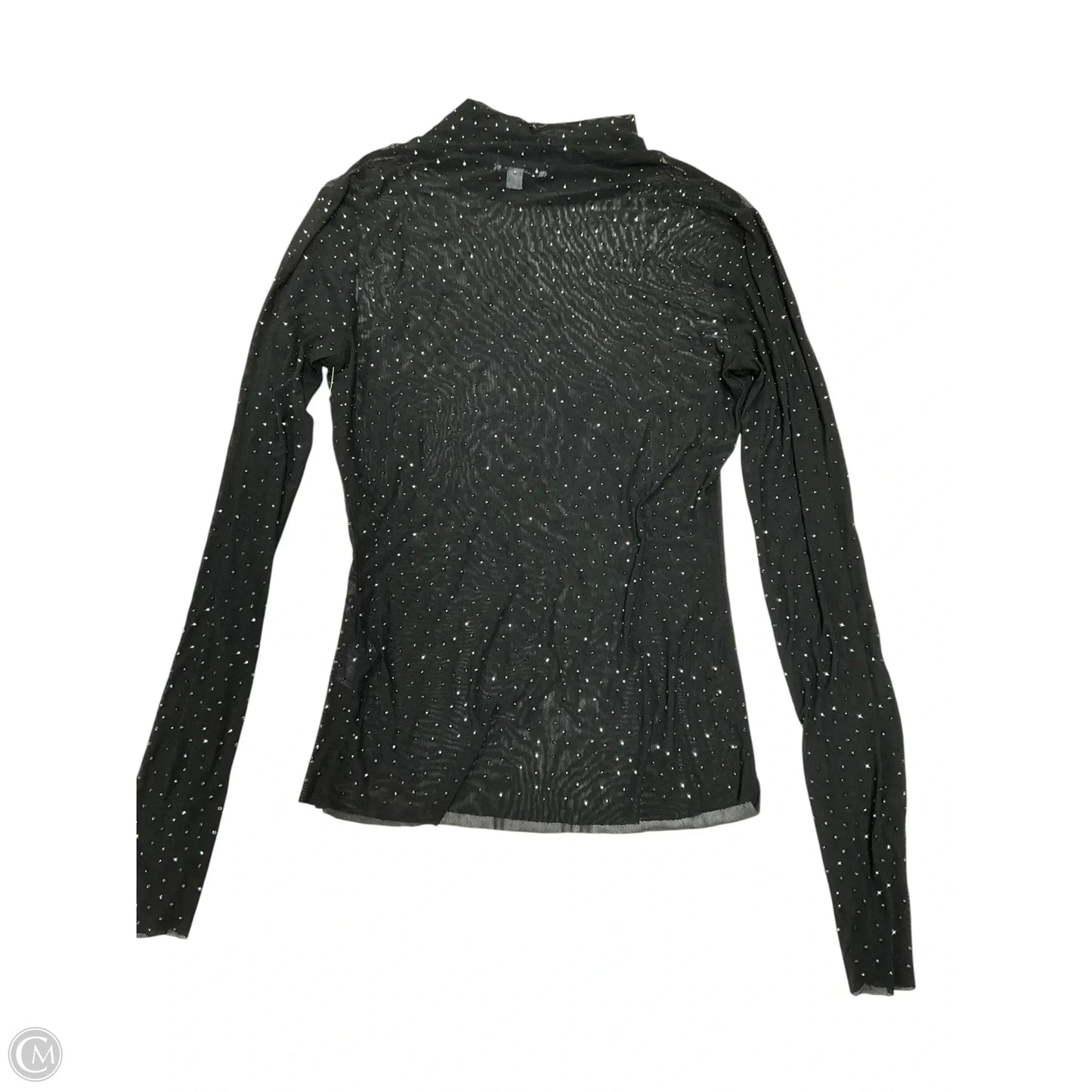 Top Long Sleeve By Clothes Mentor In Black, Size: M