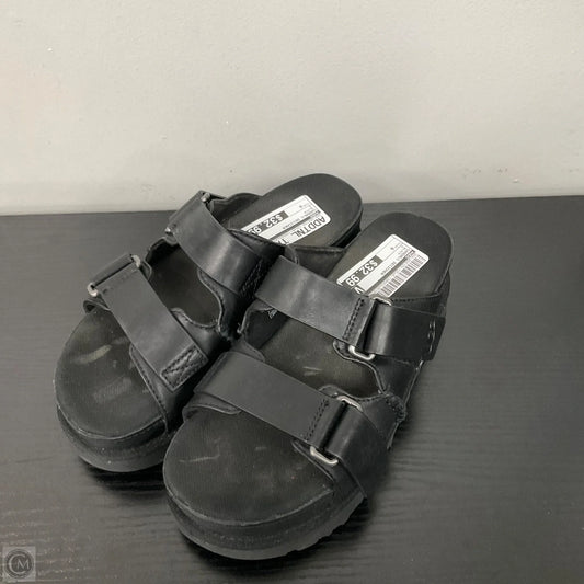 Sandals Designer By Ugg In Black, Size: 6