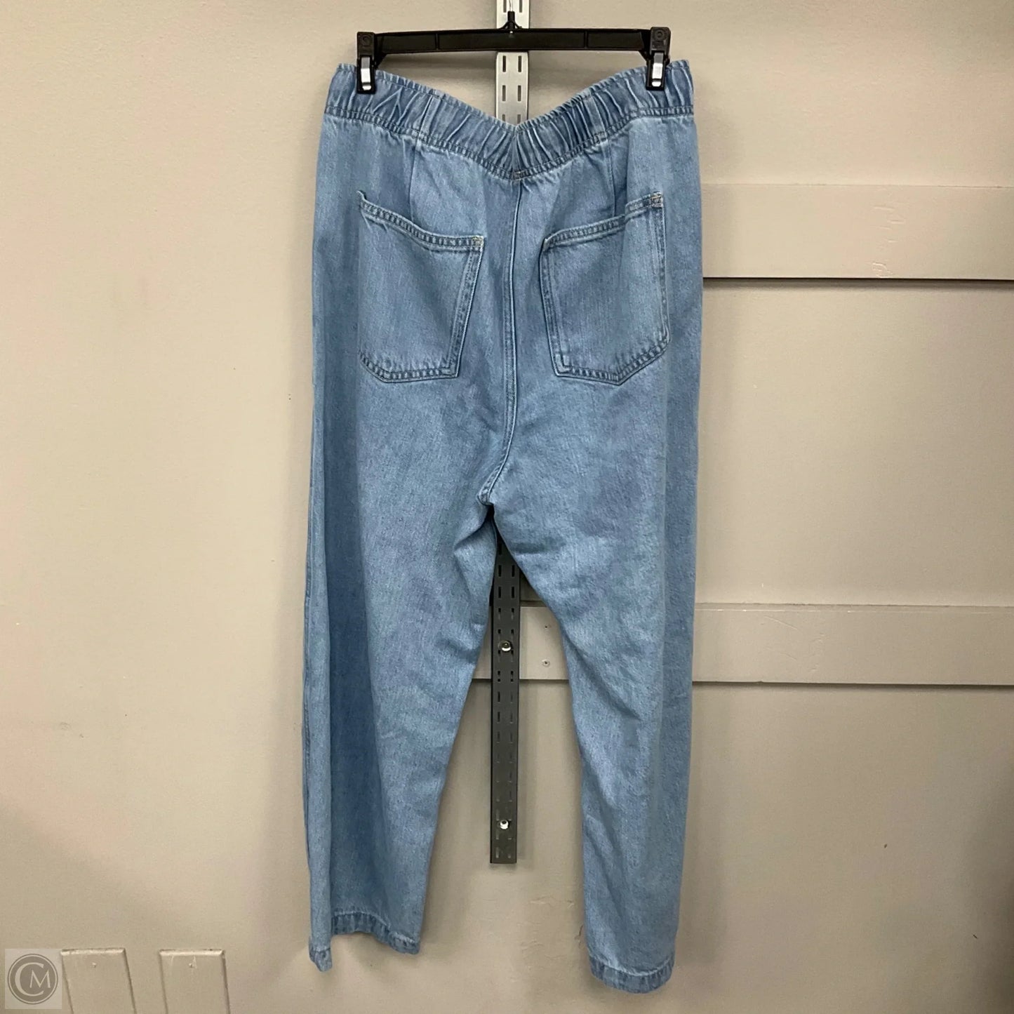 Jeans Wide Leg By Gap In Blue, Size: M