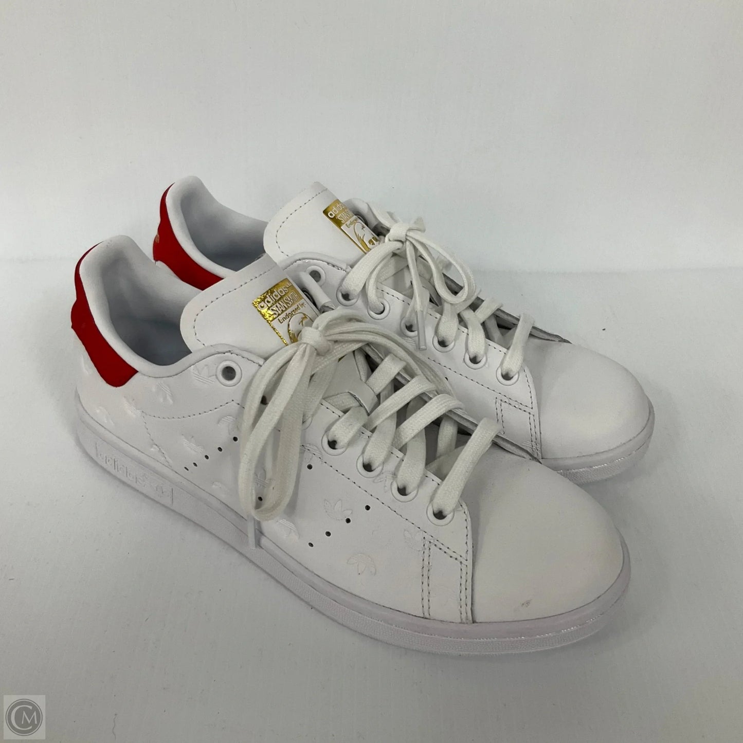 Shoes Sneakers By Adidas In Red & White, Size: 7.5