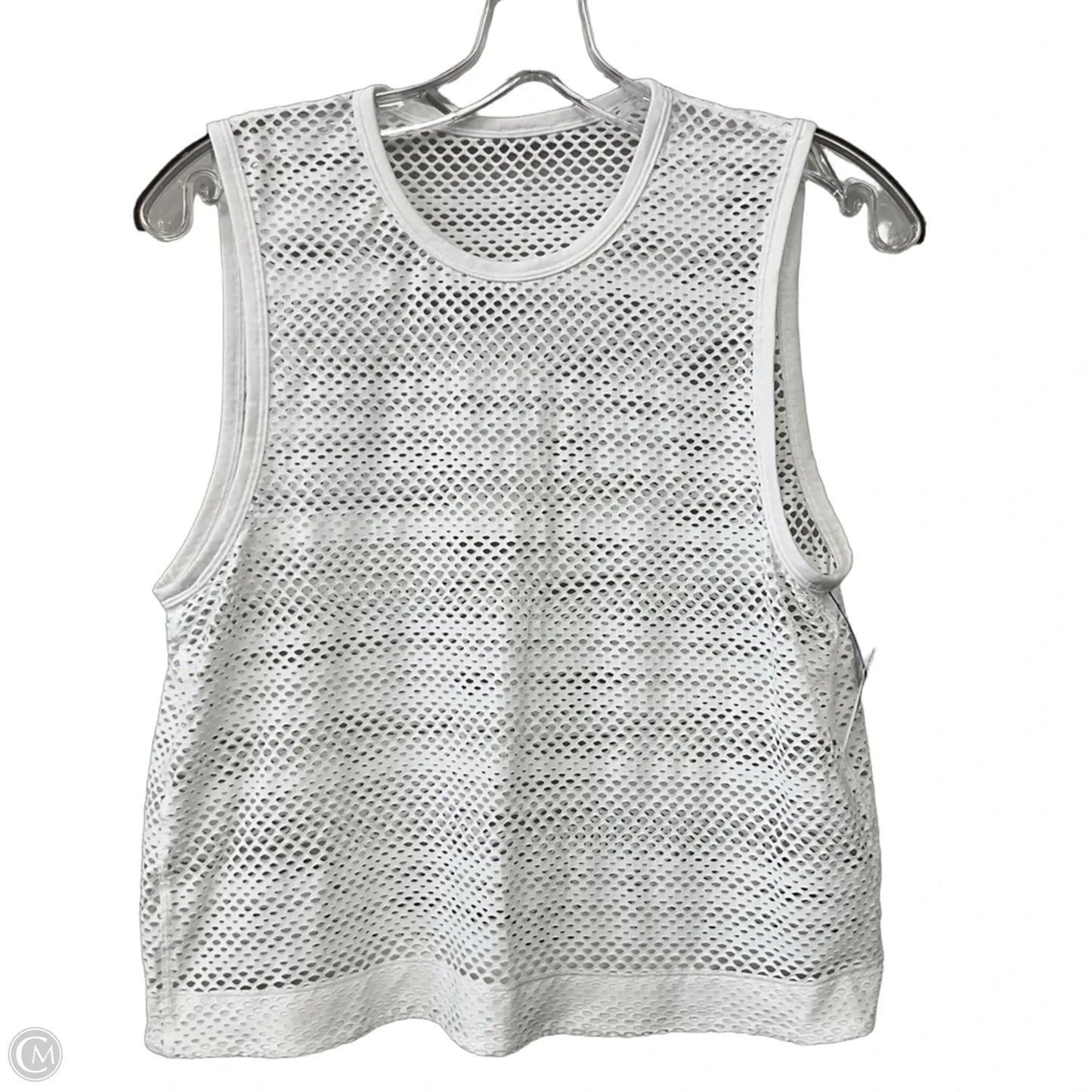 Athletic Tank Top By Lululemon In White, Size: 8