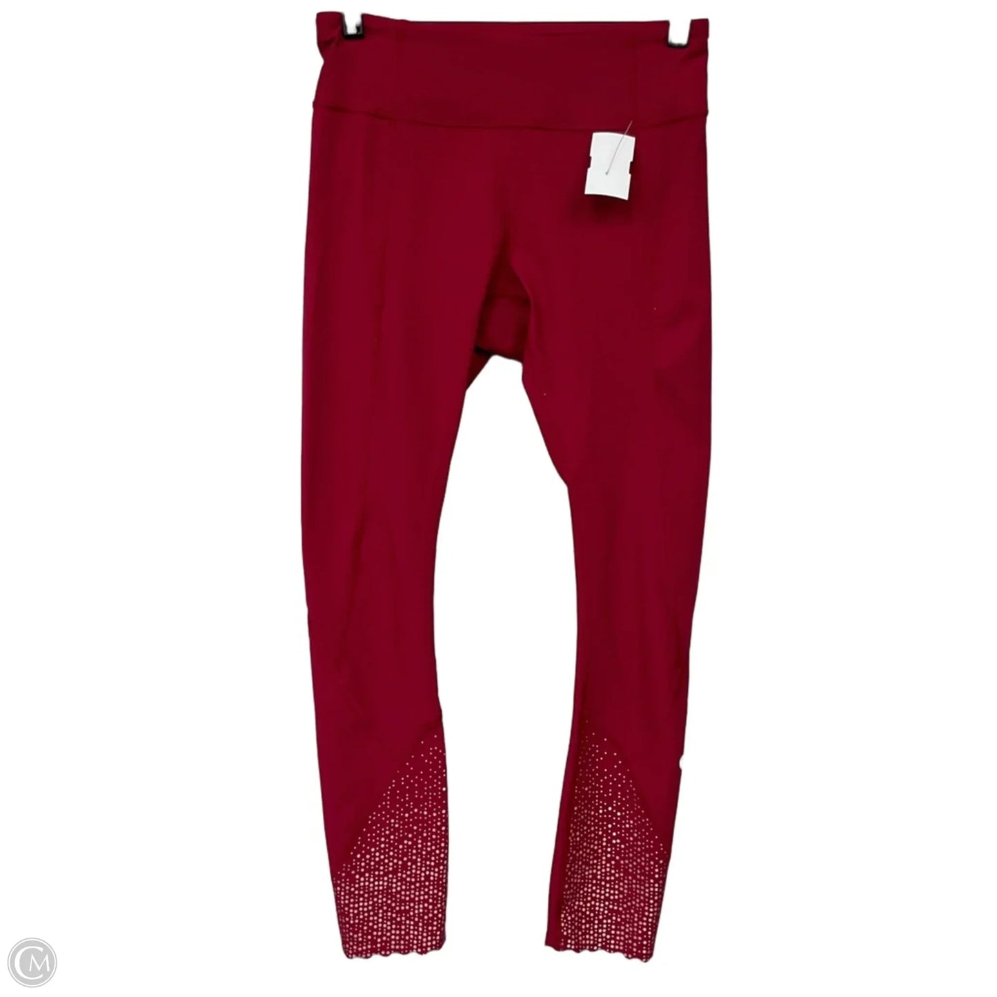 Athletic Leggings By Lululemon In Red, Size: 4