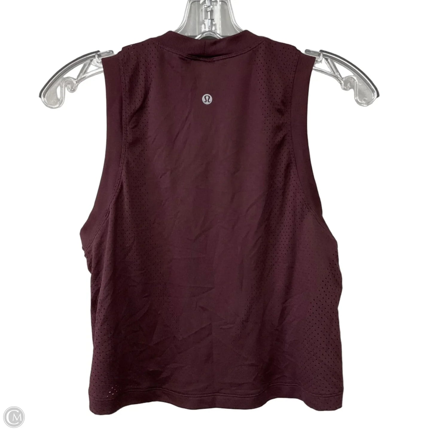 Athletic Tank Top By Lululemon In Maroon, Size: 4