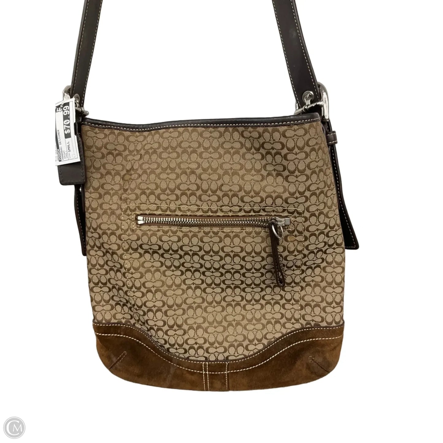 Handbag Designer By Coach, Size: Small