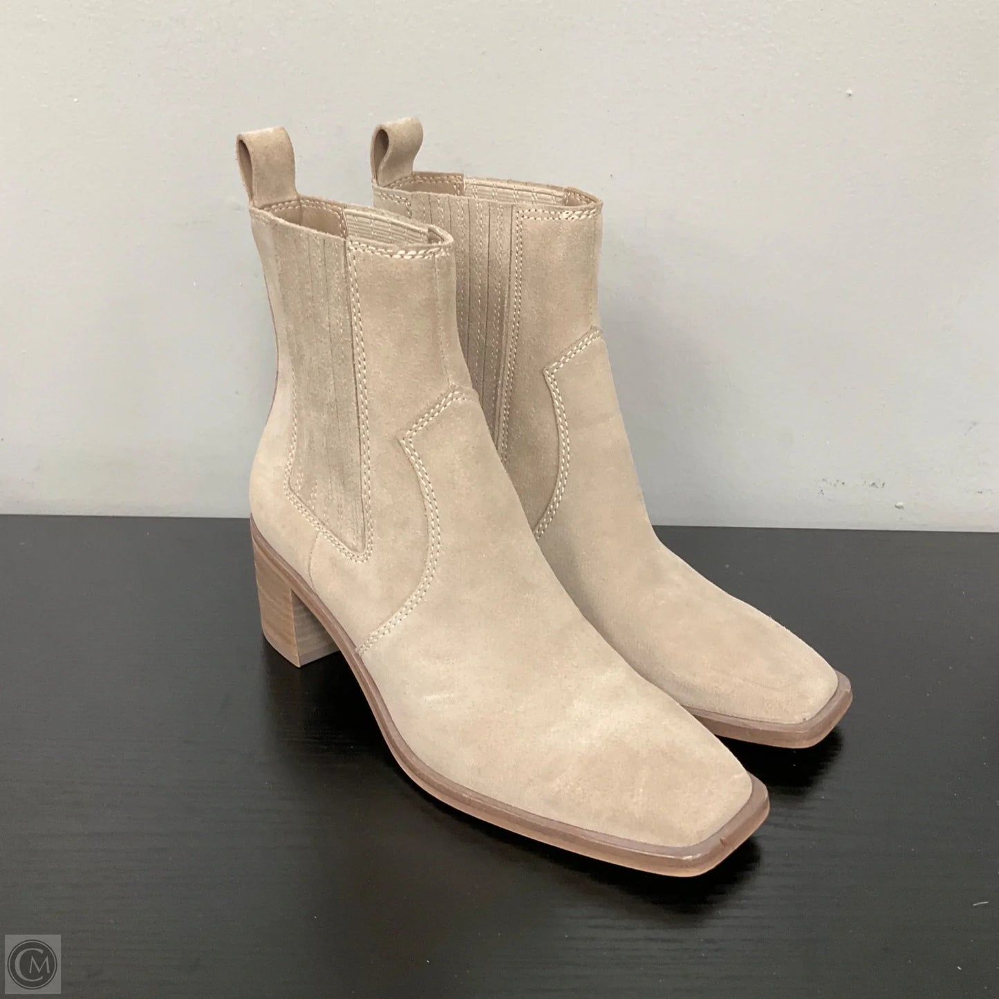 Boots Ankle Heels By Dolce Vita In Tan, Size: 6.5
