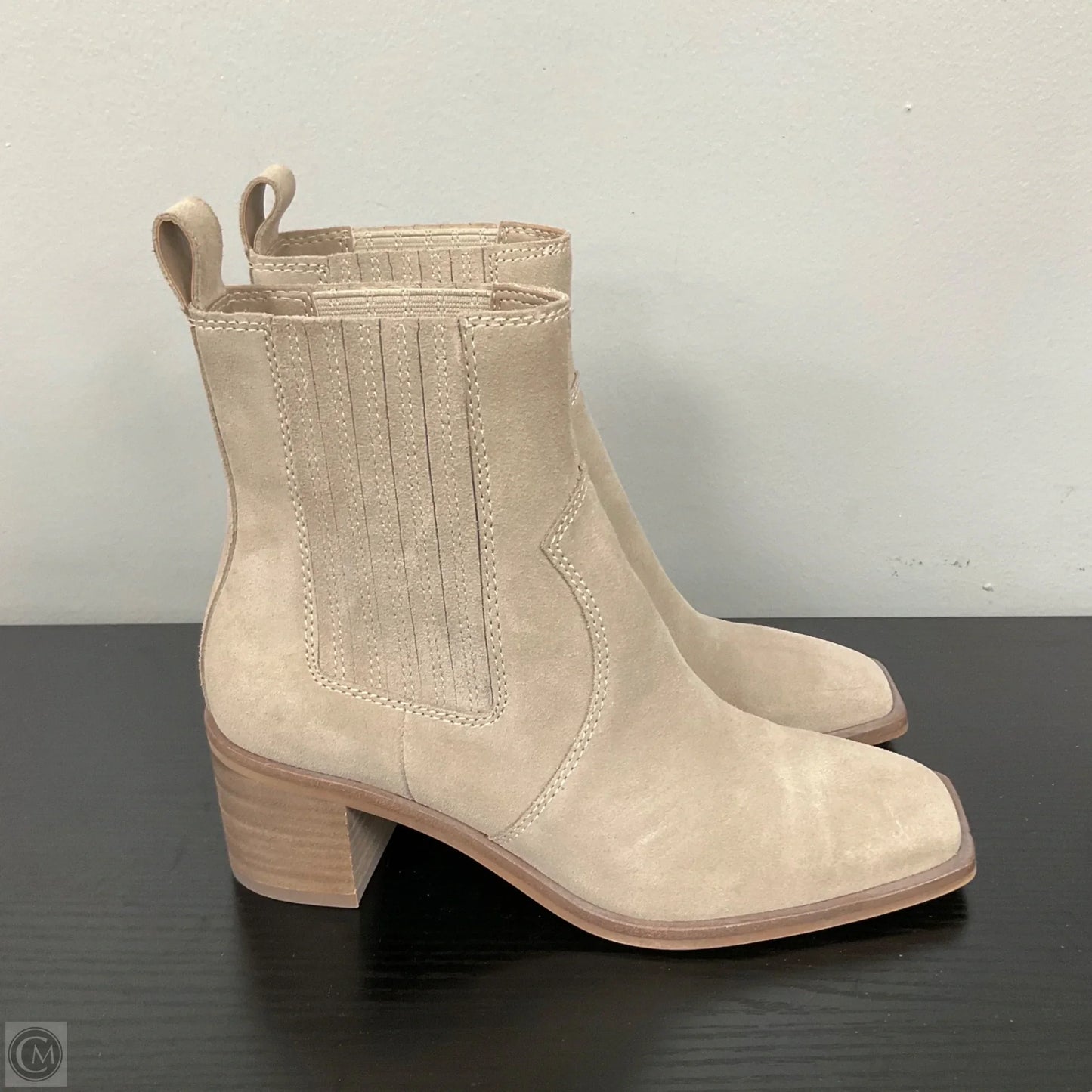 Boots Ankle Heels By Dolce Vita In Tan, Size: 6.5