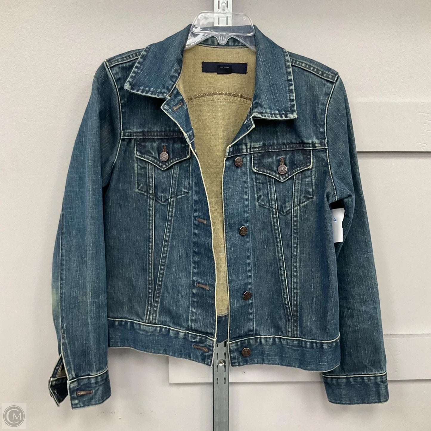 Jacket Denim By Gap In Blue, Size: M