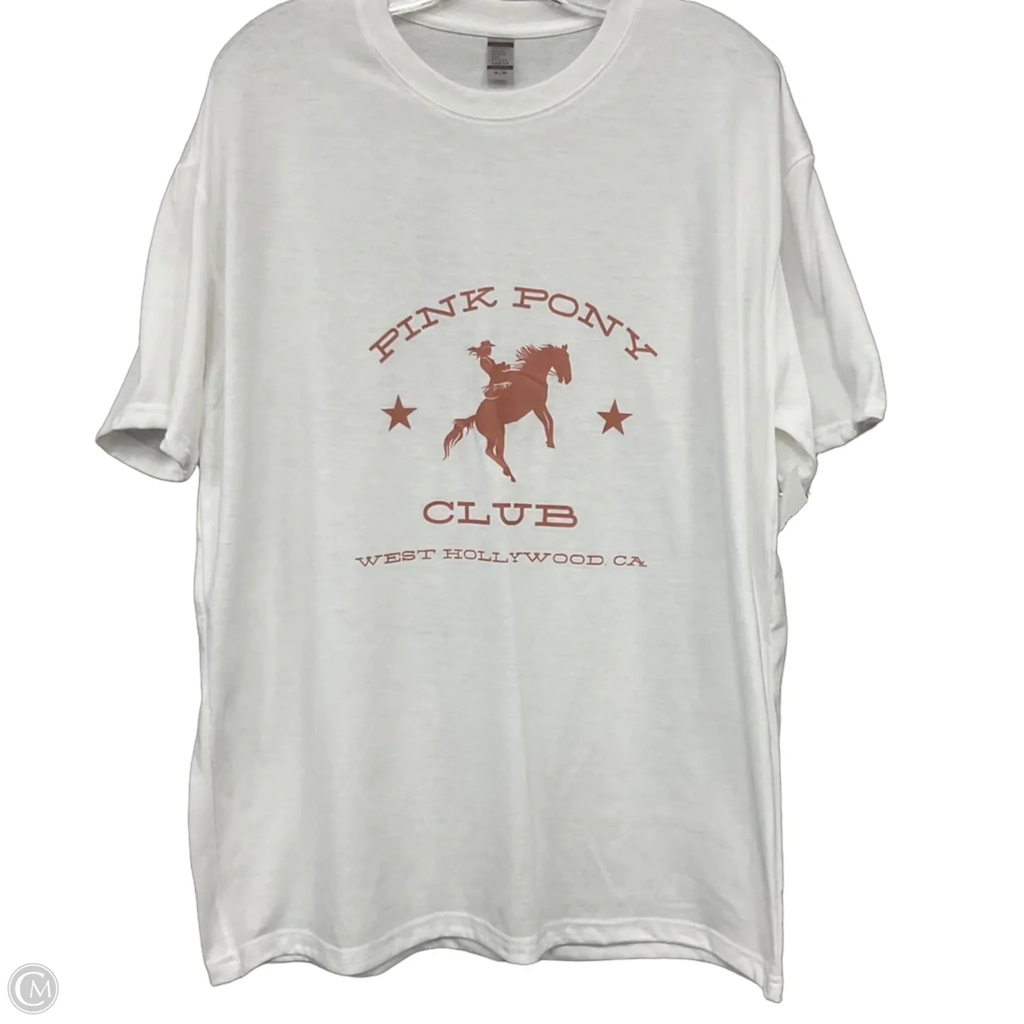 Top Short Sleeve Basic By Clothes Mentor In White, Size: Xl