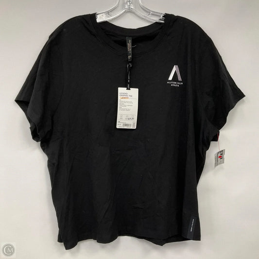 Top Short Sleeve Basic By Athleta In Black, Size: 1x