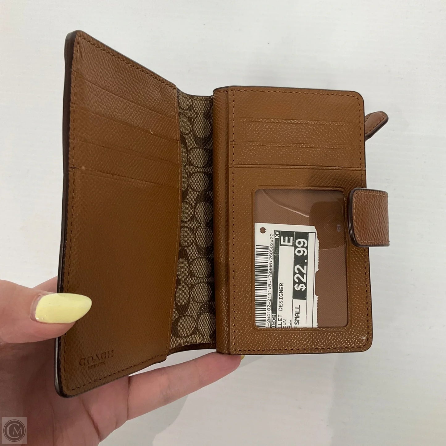 Wallet Designer By Coach, Size: Small