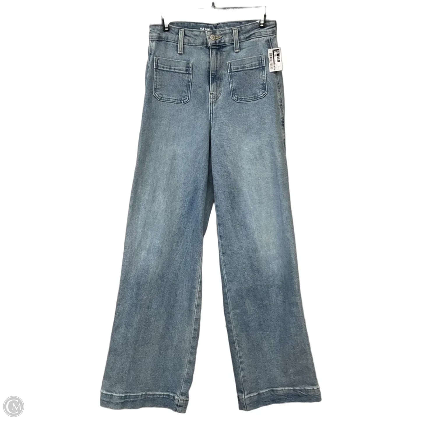 Jeans Wide Leg By Old Navy In Blue Denim, Size: 2
