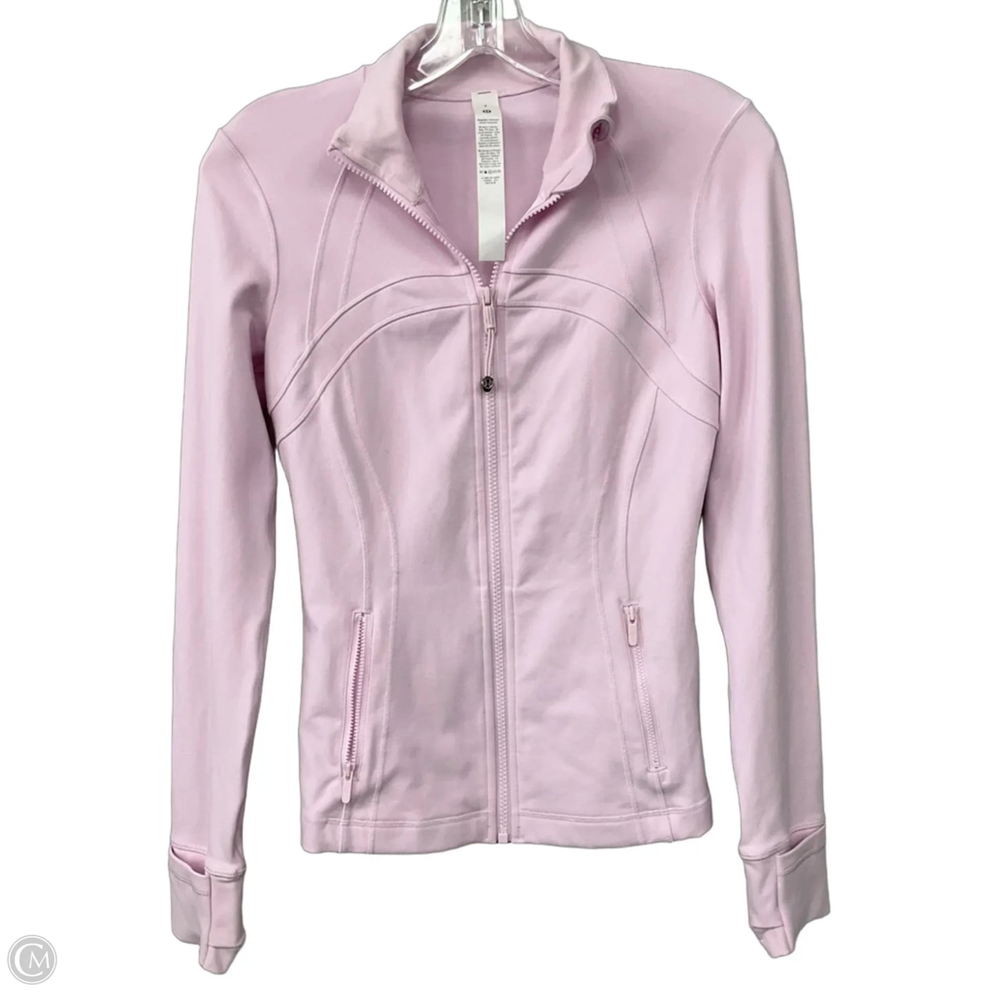 Athletic Jacket By Lululemon In Pink, Size: 4