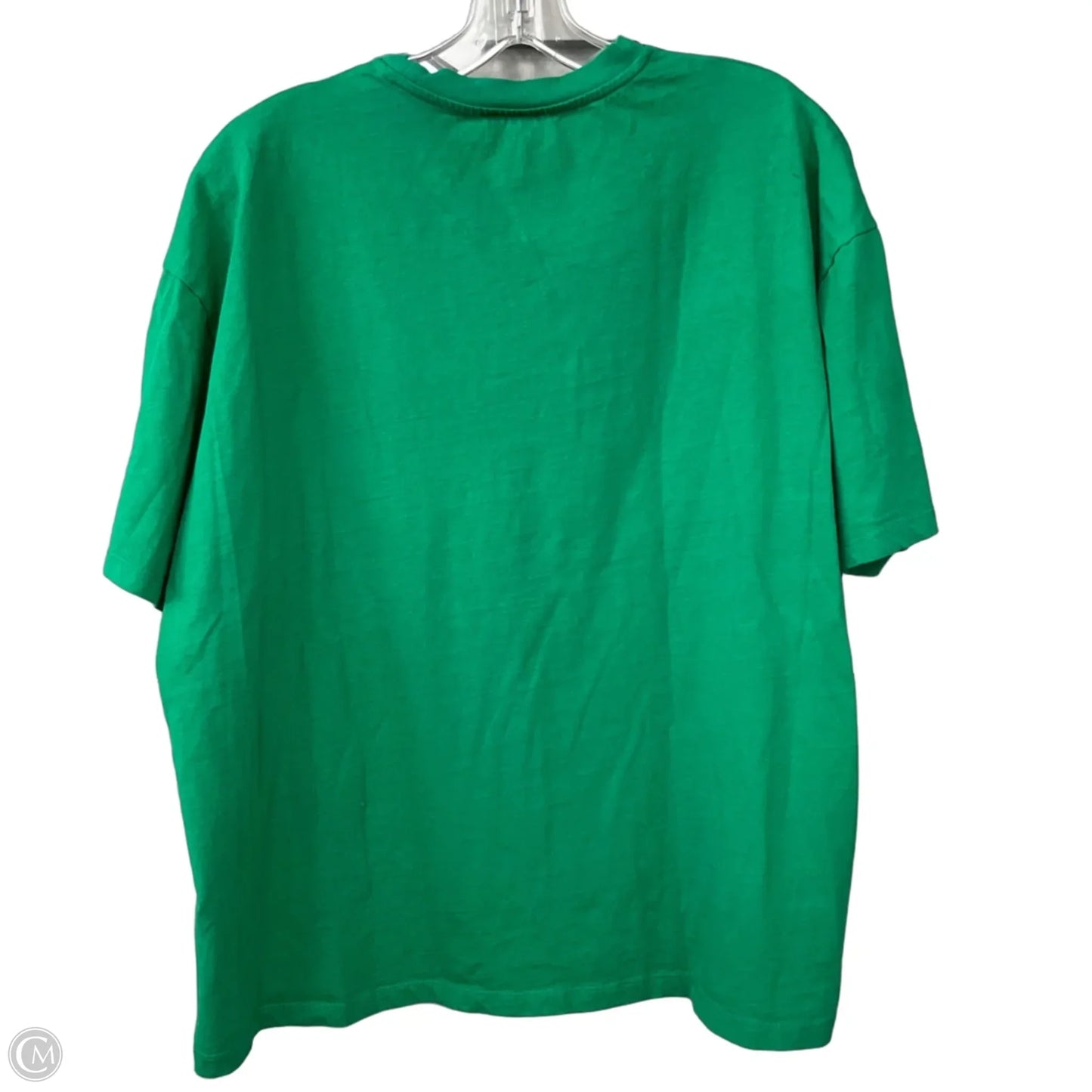 Top Short Sleeve By White Fox In Green, Size: L