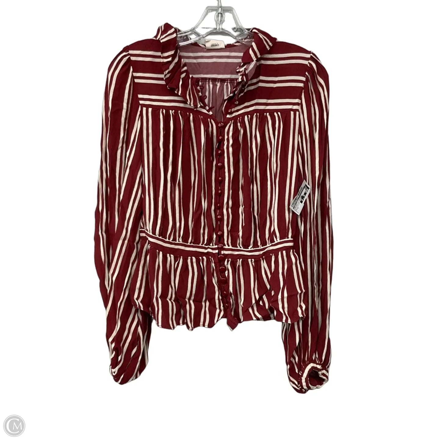 Top Long Sleeve By Tracy Reese In Striped Pattern, Size: S