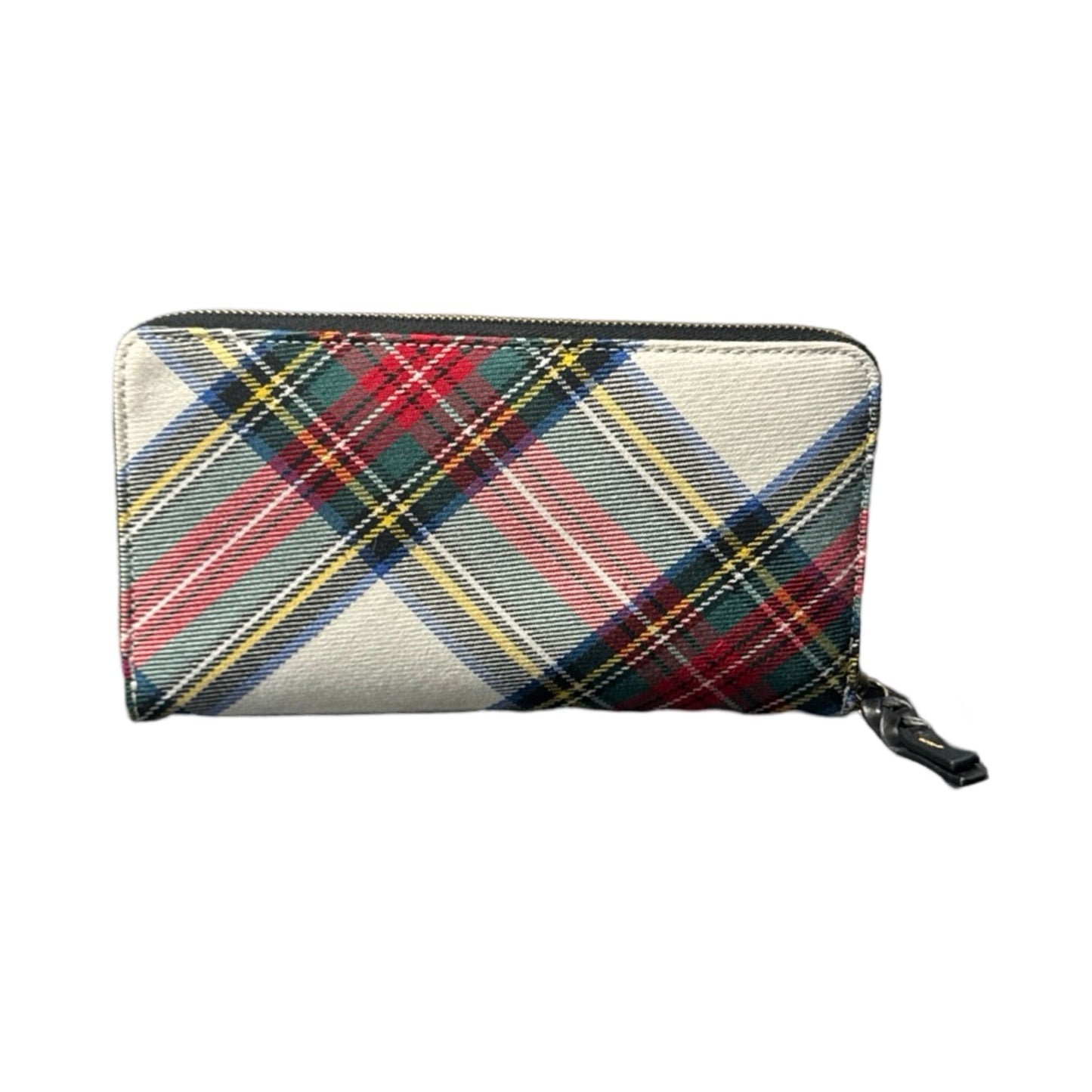 Plaid Wallet Designer Dooney And Bourke, Size Medium