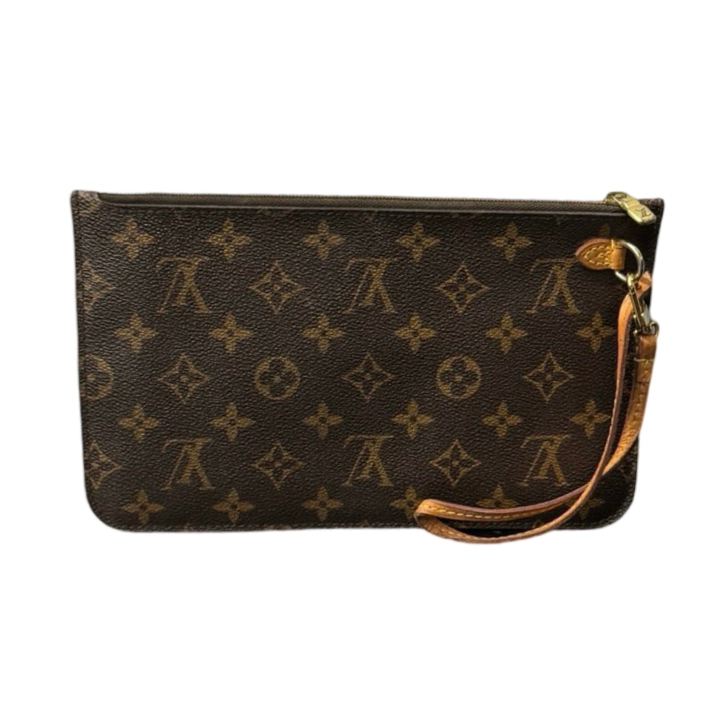 Neverfull Pochette Wristlet Luxury Designer By Louis Vuitton, Size: Medium